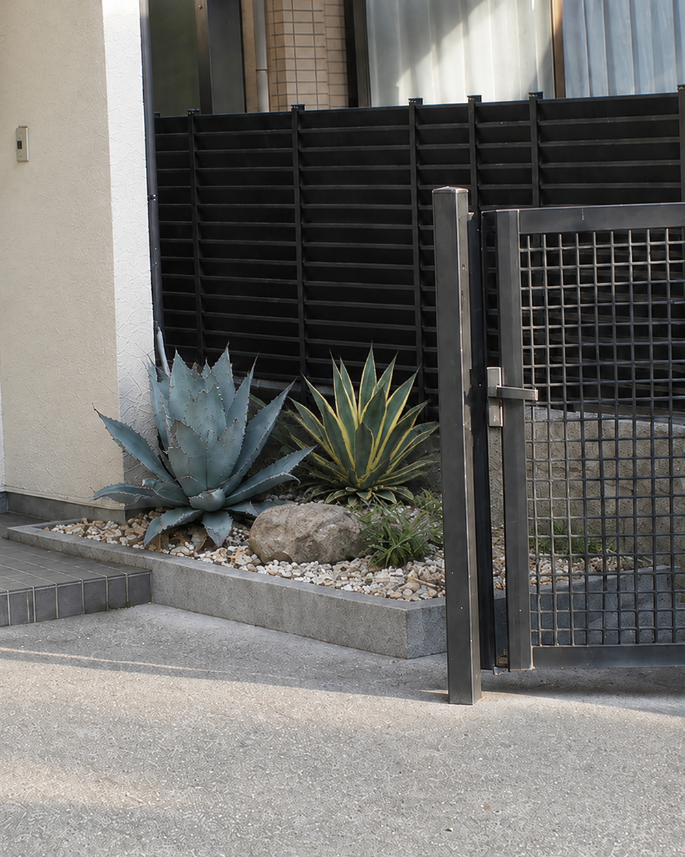 エントランス脇の植栽のイメージ